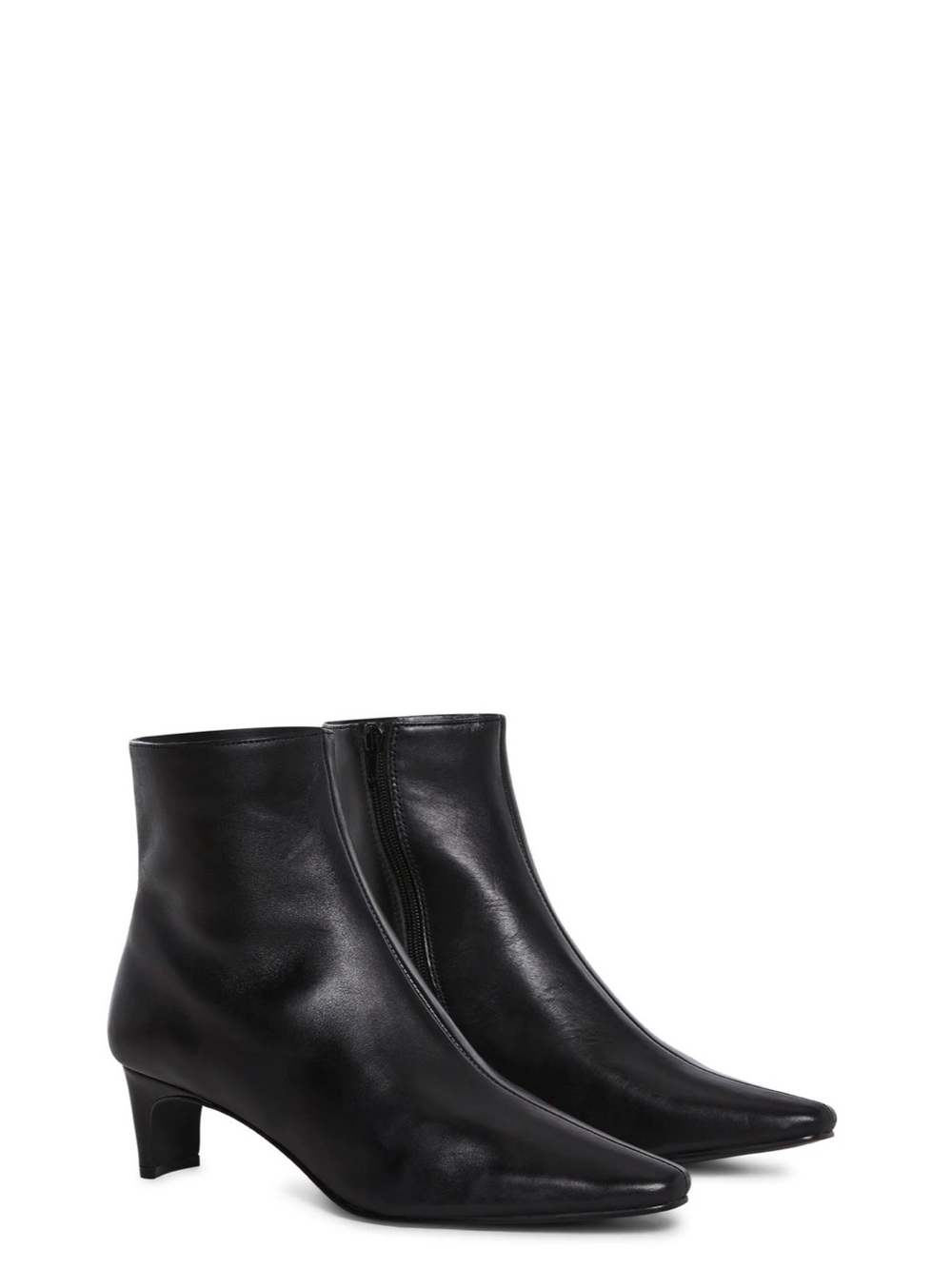 Steve Madden Delvie Black Leather Ankle Bootie 7.5 BNIB